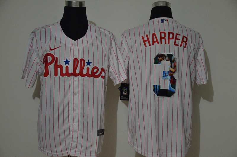 Phillies 3 Bryce Harper White Nike Cool Base Player Jersey,We sell and wholesale Phillies 3 Bryce Harper White Nike Cool Base Player Jersey on line form chian!